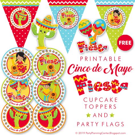 free printable mexican party decorations|free fiesta printable templates.